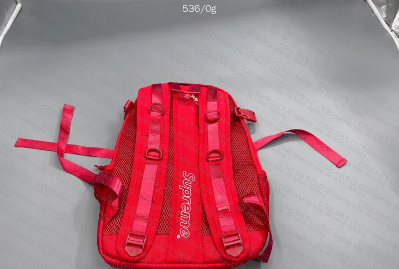 Supreme (SS20) Red Backpack 5