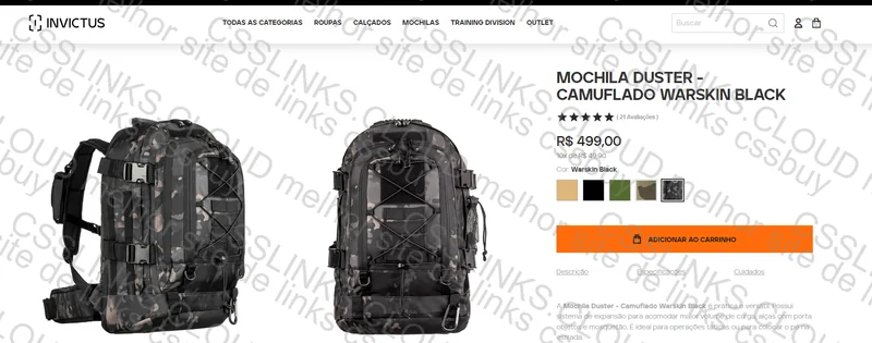 Military Tactical Backpack DUSTER
