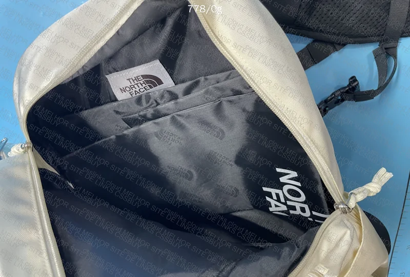 The North Face Off-White Backpack 6