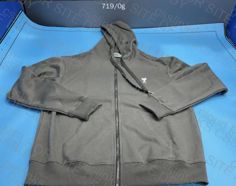 AMI Military Green Hoodie 3