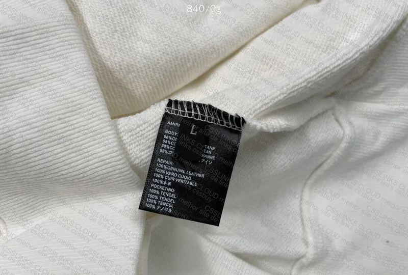 Amiri White Hoodie 2