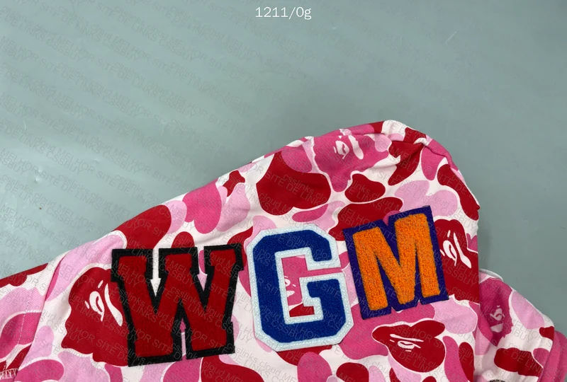 Bape Color Camo Shark Full Zip Pink Hoodie 4