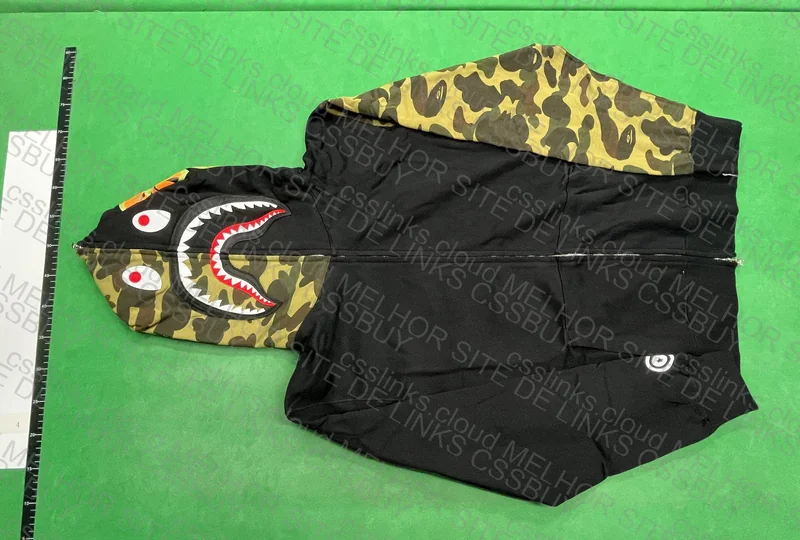 Bape Half Camo Hoodie 2