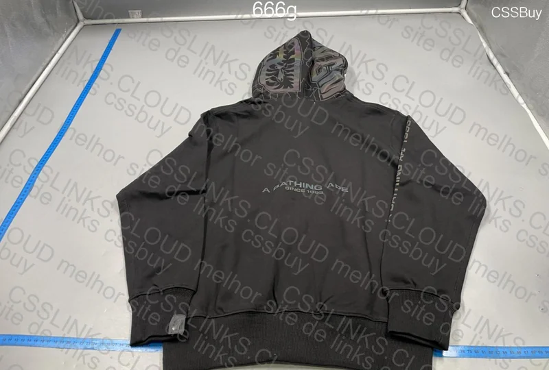 Reflective Black Bape Hoodie 2