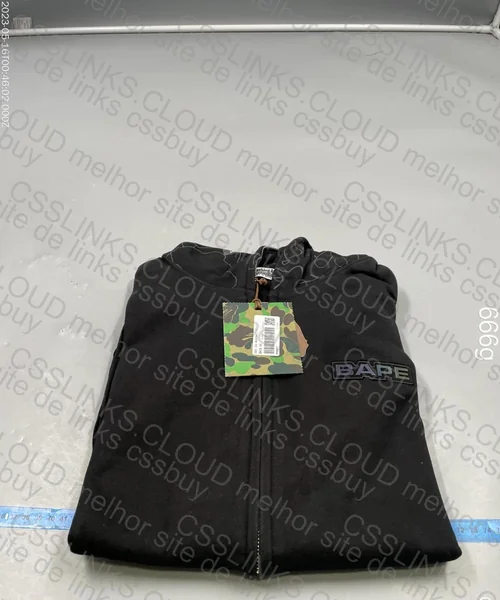 Reflective Black Bape Hoodie 5