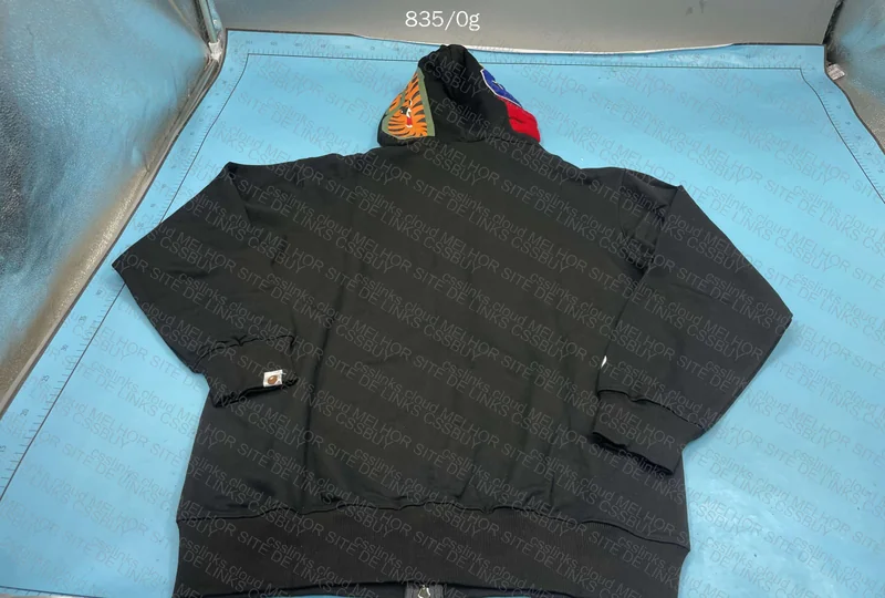 Bape Shark All Black Hoodie 3