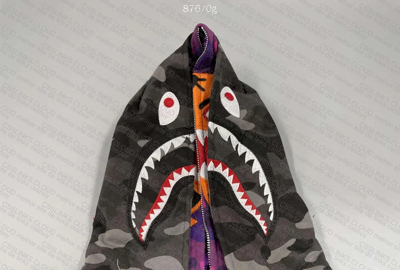 Bape Shark Double Hoodie 7
