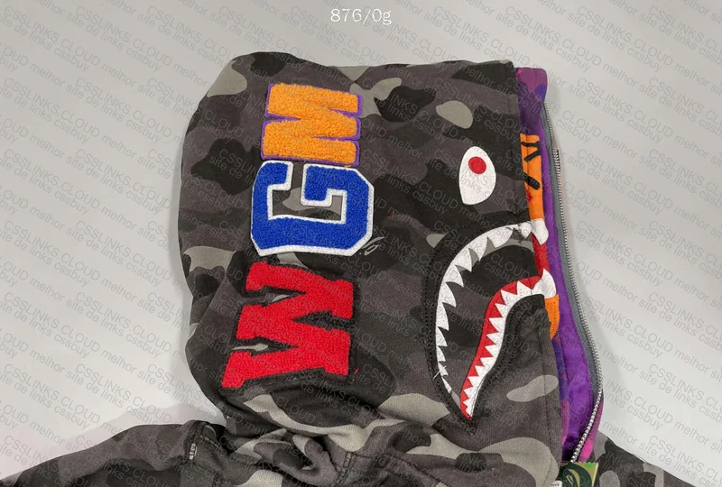 Bape Shark Double Hoodie 8