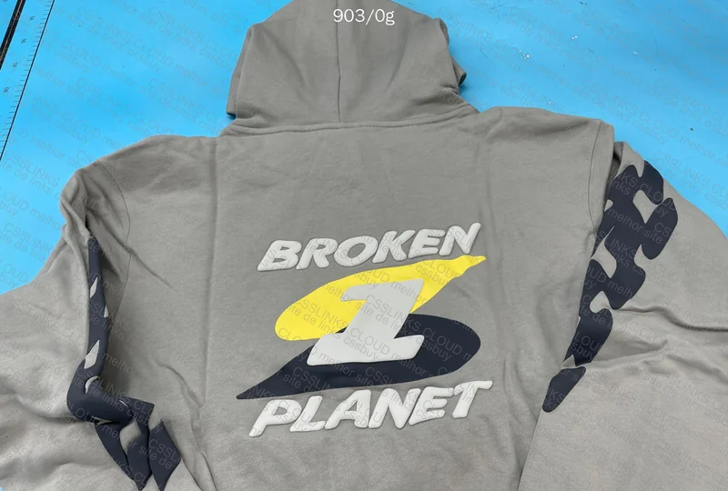 Broken Planet Hoodie (with measurements) 7