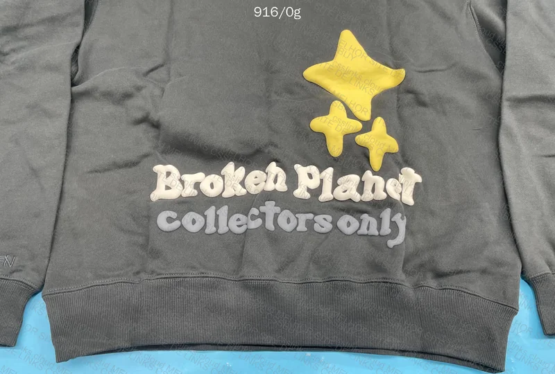 Broken Planet Hoodie (with measurements) 10