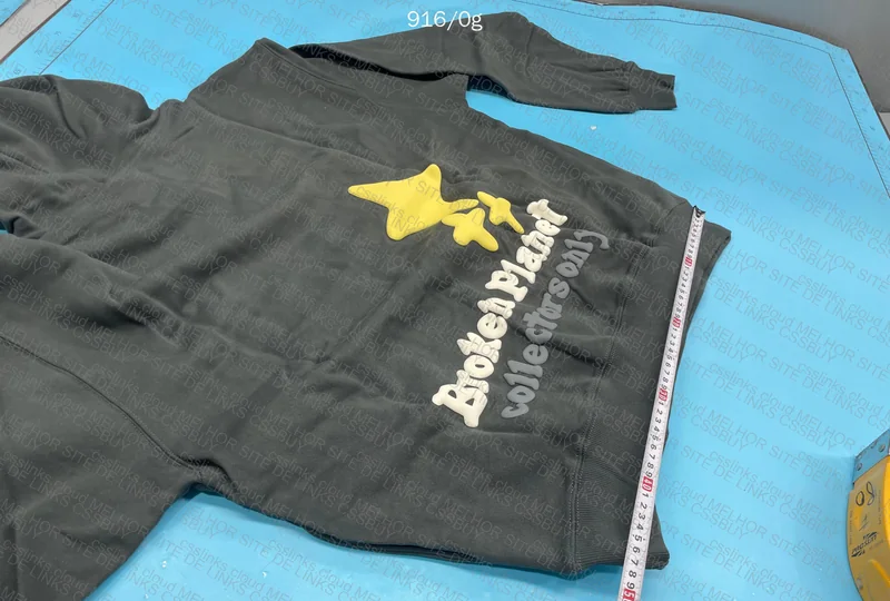Broken Planet Hoodie (with measurements) 2