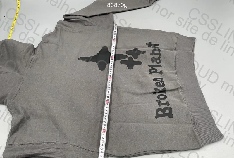 Broken Planet Hoodie (with measurements) 11
