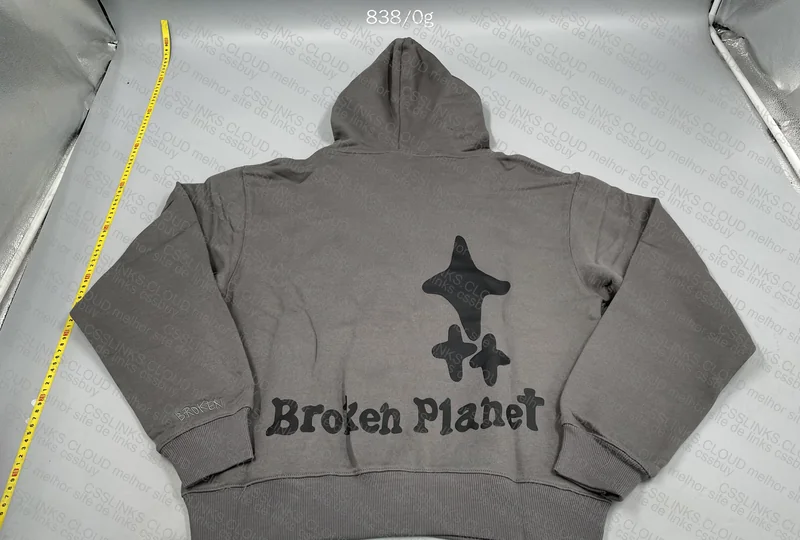 Broken Planet Hoodie (with measurements) 4