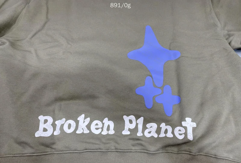 Broken Planet Hoodie (with measurements) 5