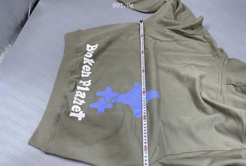 Broken Planet Hoodie (with measurements) 8