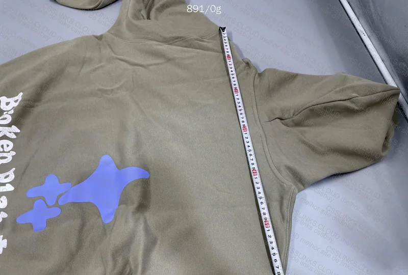 Broken Planet Hoodie (with measurements) 9