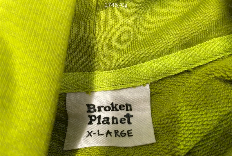 Green Broken Planet Hoodie