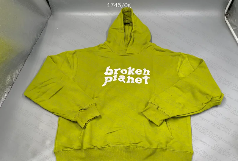 Green Broken Planet Hoodie 2