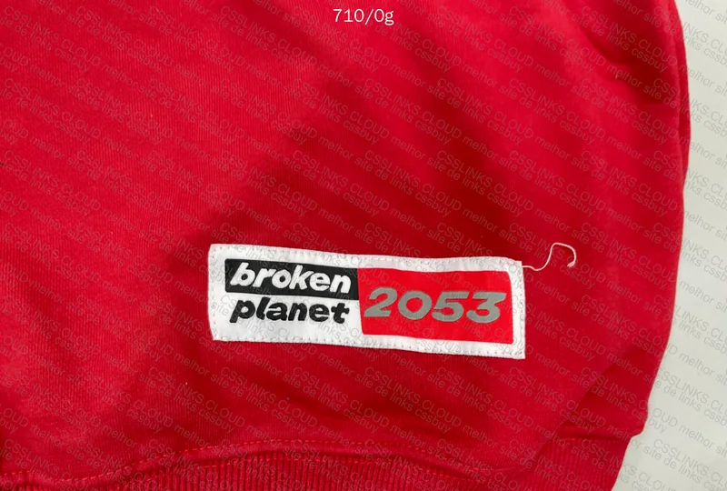 Red Broken Planet Hoodie 5