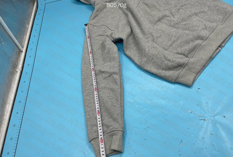 Gray Burberry Hoodie (with measurements)