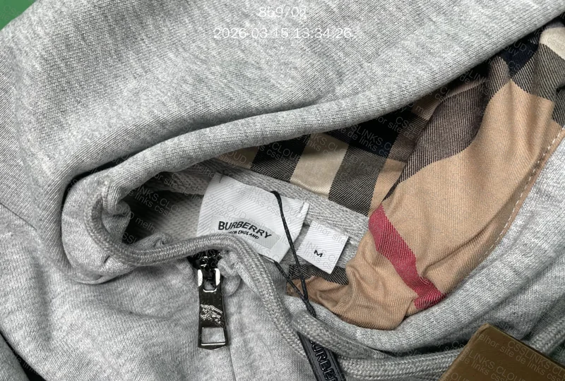 Moletom Burberry (com medidas) 4