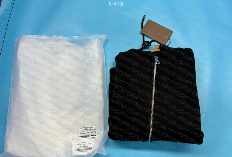 Burberry Black Zipper Hoodie