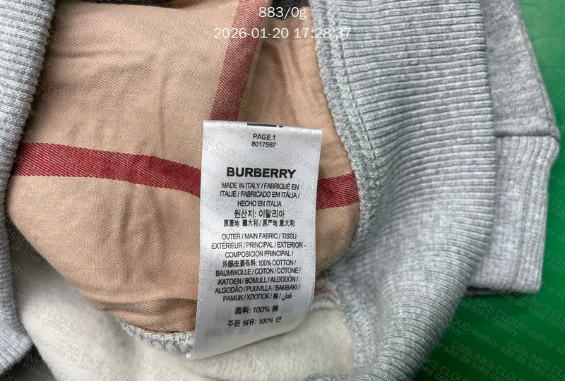 Moletom Burberry Zip Up 5