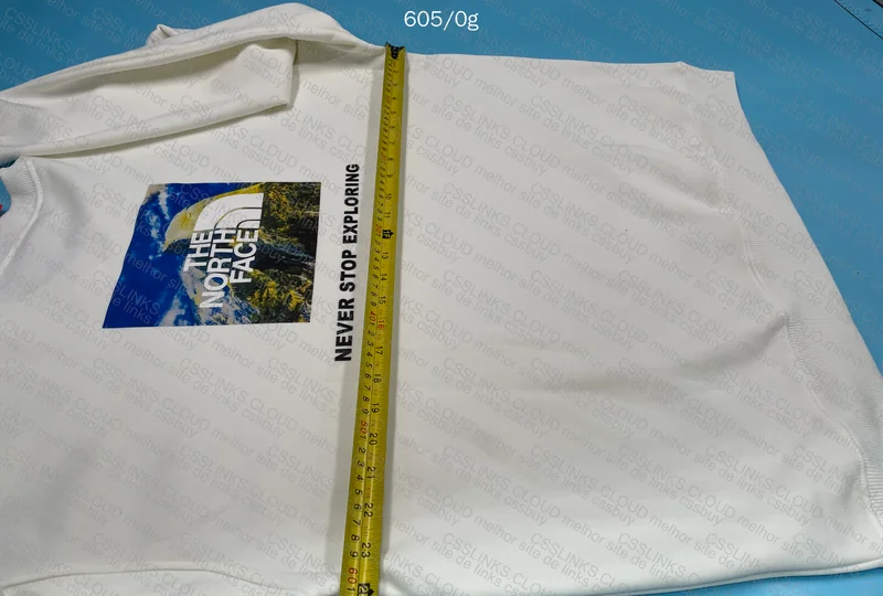The North Face Crewneck Hoodie (With Measurements) 10