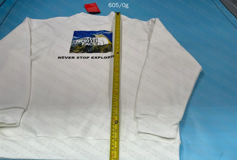 The North Face Crewneck Hoodie (With Measurements) 8