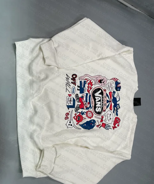 Vans White Crewneck Sweatshirt 2
