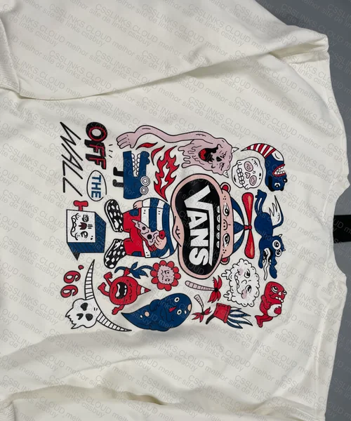 Vans White Crewneck Sweatshirt 4