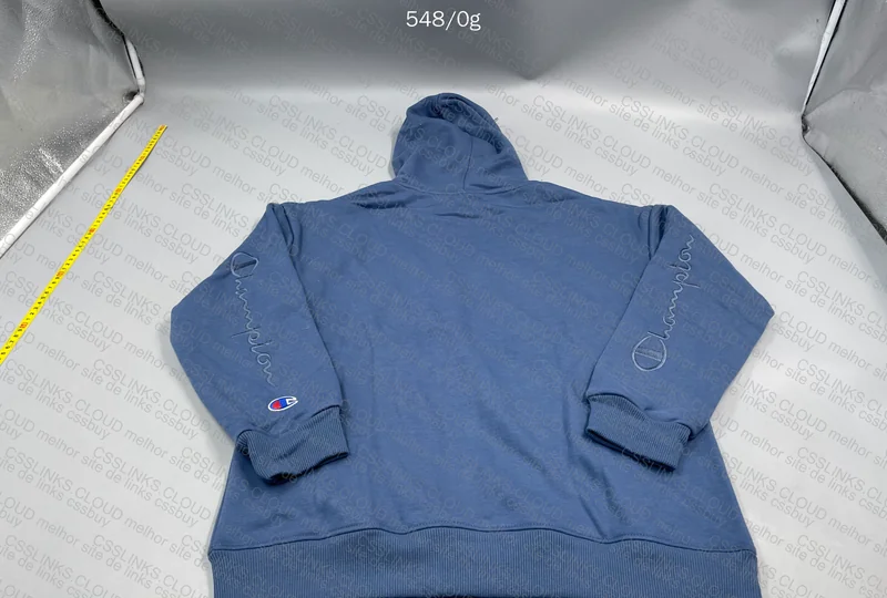 Champion Baby Look Hoodie with Measurements 4