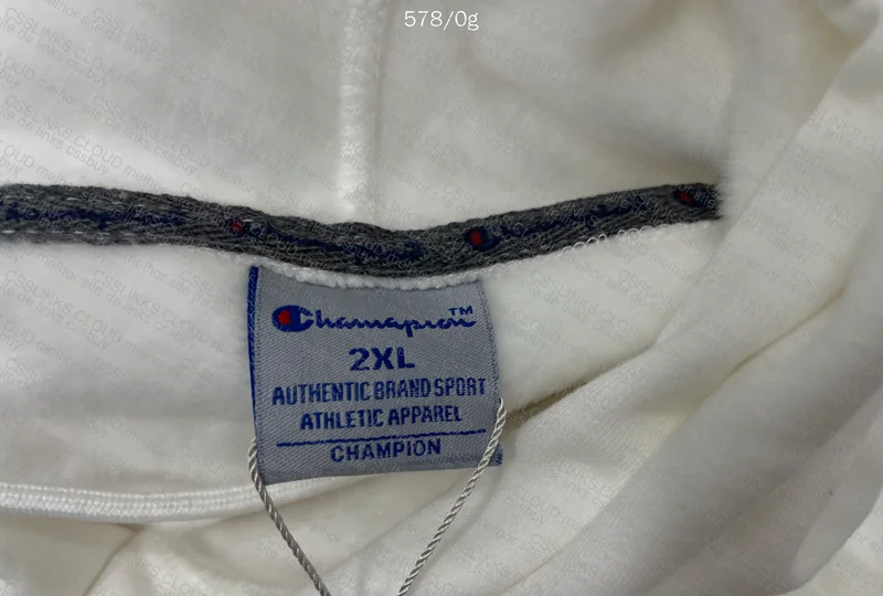 White Champion Hoodie 6
