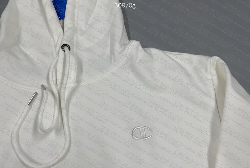 White Champion Hoodie 4