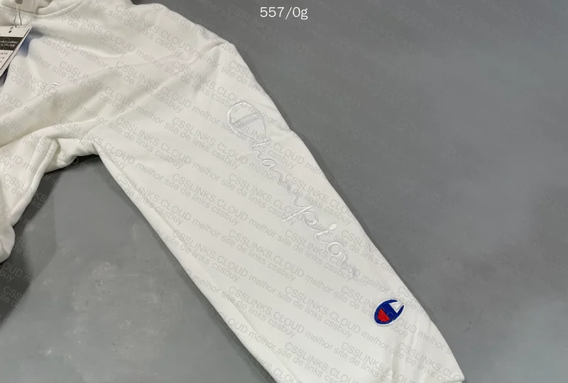White Champion Hoodie