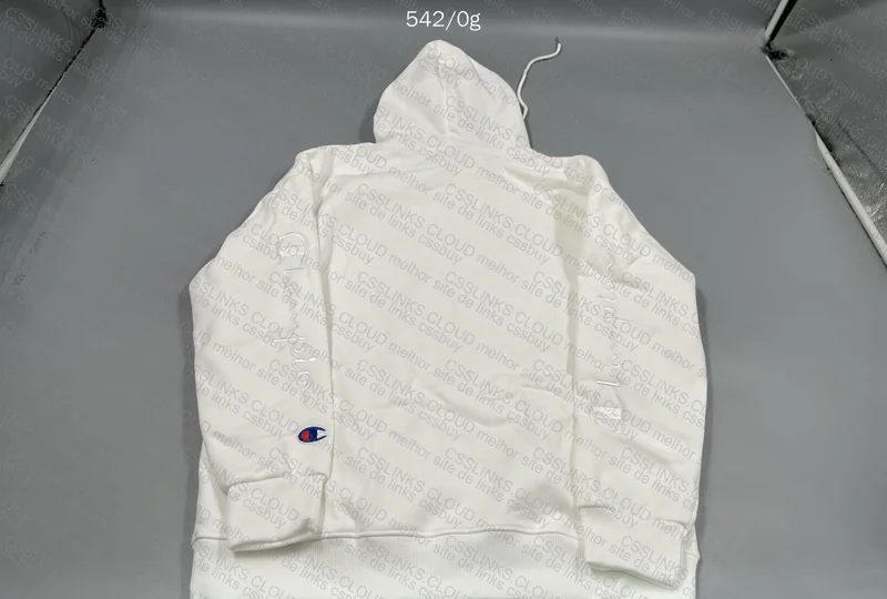 White Champion Hoodie 4