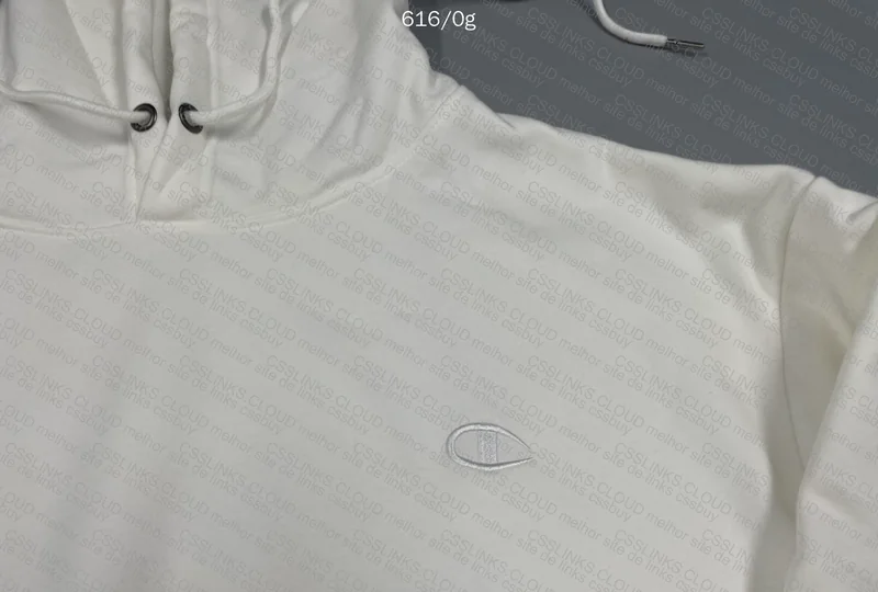 White Champion Hoodie 3XL (with measurements) 3