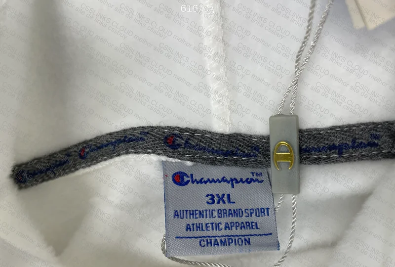 White Champion Hoodie 3XL (with measurements) 4