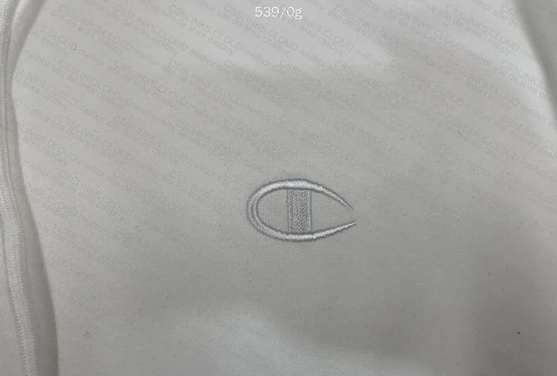 Champion White Hoodie - With Measurements 2