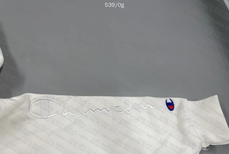 Champion White Hoodie - With Measurements 3