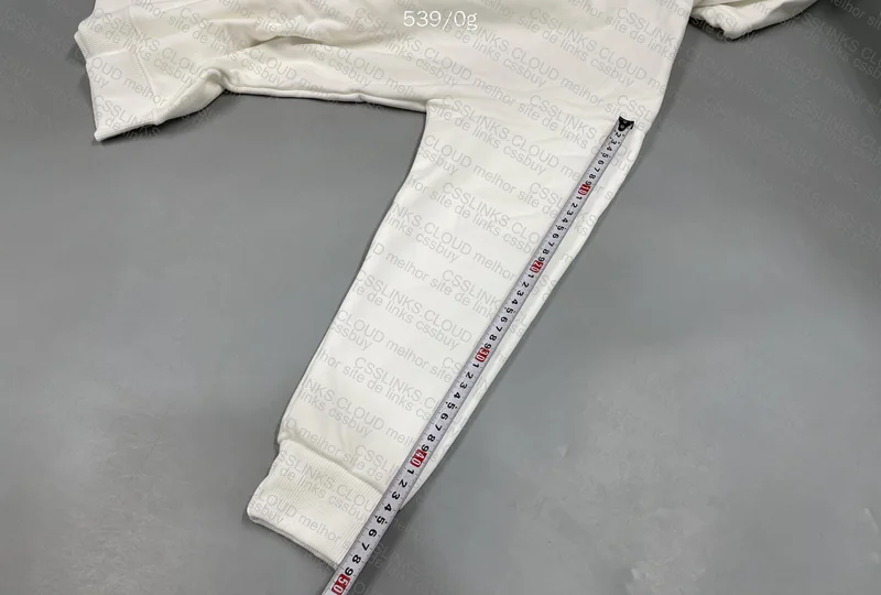Champion White Hoodie - With Measurements 9