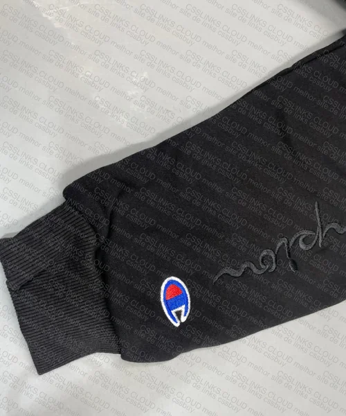 Champion Black Hoodie 2