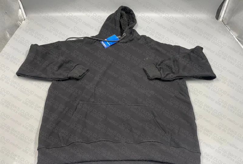 Champion Black Hoodie 4