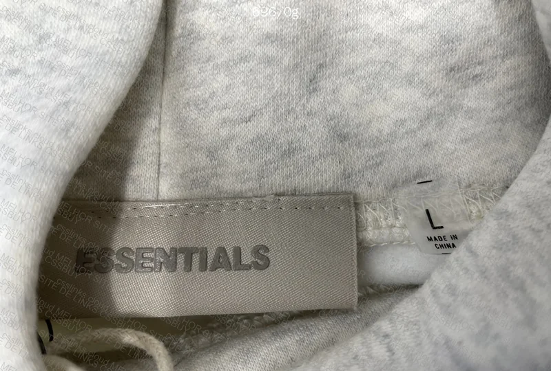 Gray Essentials Hoodie 4