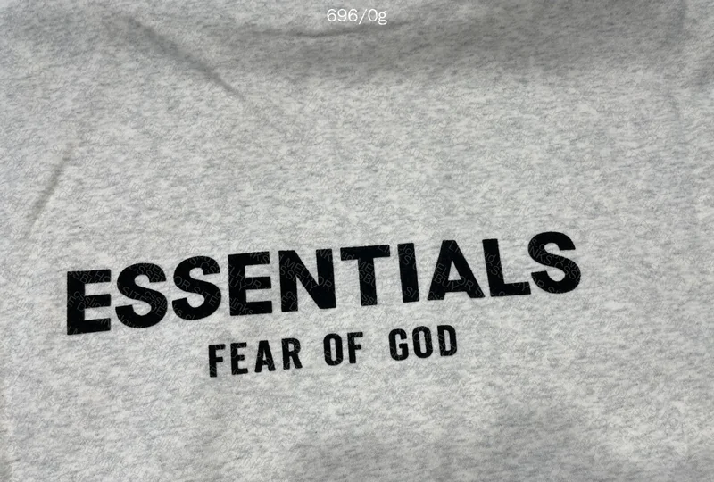 Gray Essentials Hoodie 6