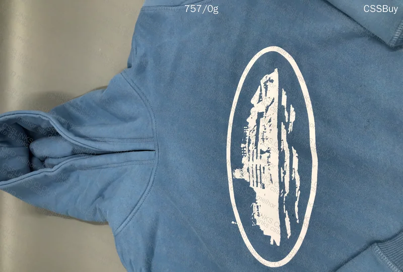 Corteiz Baby Blue GOAT Hoodie 3