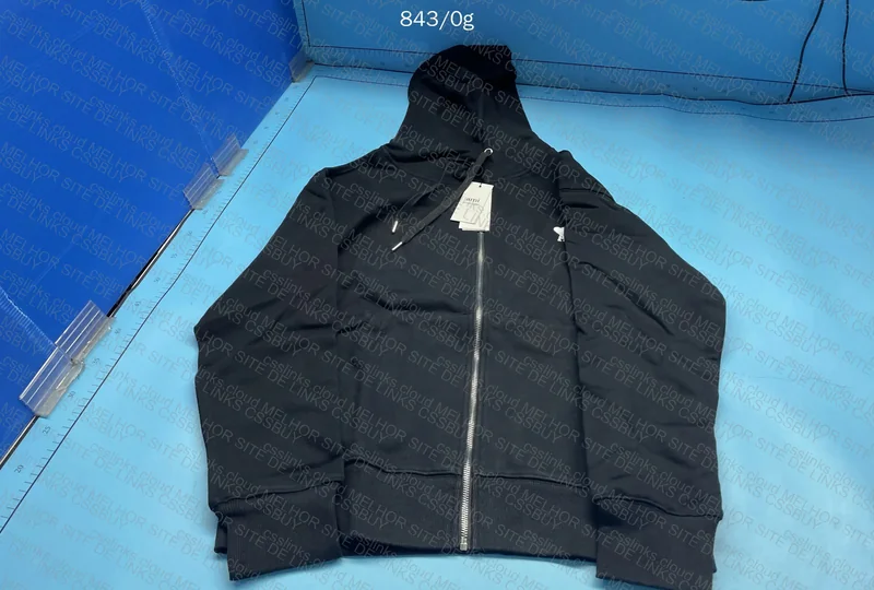 Ami Paris Zip-Up Hoodie 2