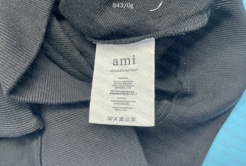 Ami Paris Zip-Up Hoodie 3