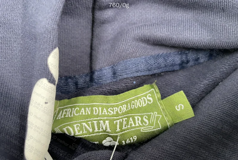 Denim Tears Blue Hoodie 2
