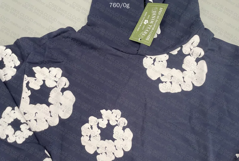 Denim Tears Blue Hoodie 5